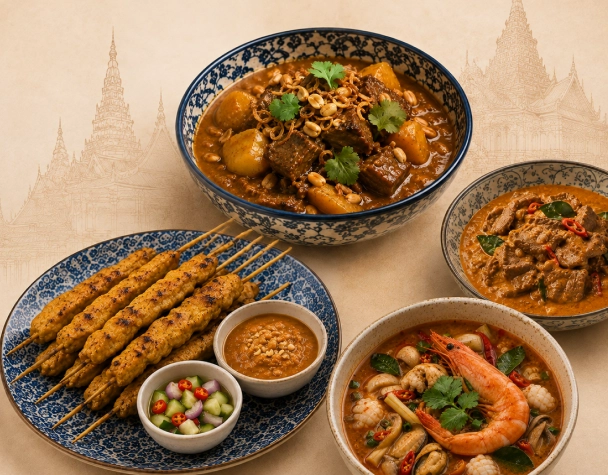 Thai food dishes from One Bite in Bangkok
